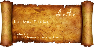 Linkes Anita névjegykártya